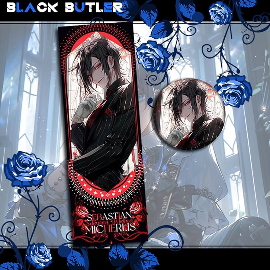 Amazon.co.jp: BNQ 黒執事 バッジ ブックマーク セット シエル