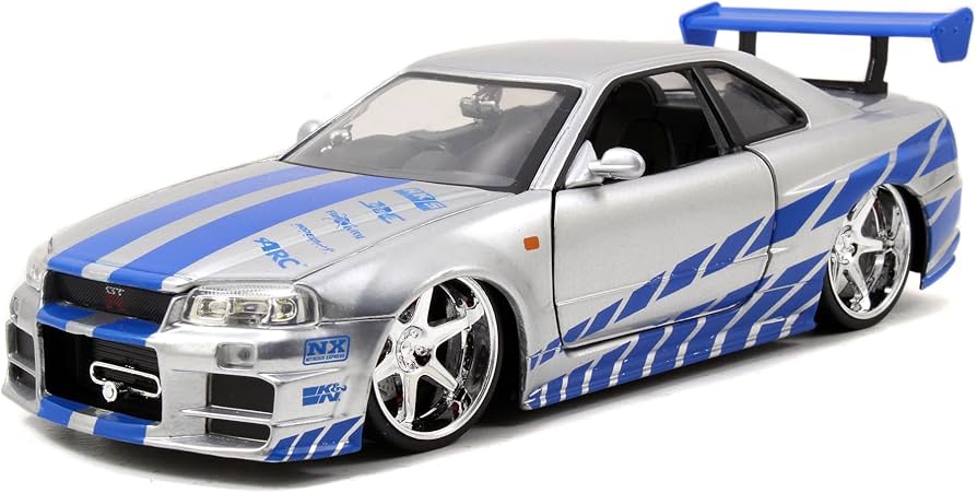 Amazon | jada toys 1/24 FAST&FURIOUS ミニカーBRIAN'S NISSAN
