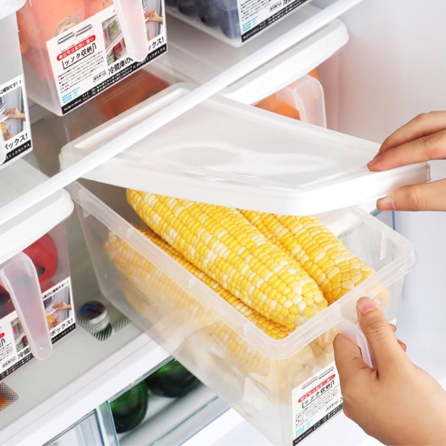 Amazon｜MJKQ9 キッチン収納ケース ストックハンドルボックス フタ付き