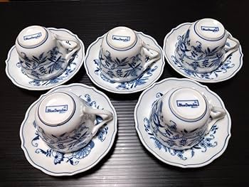 Amazon.co.jp: Blue Danube ブルーダニューブ カップ＆ソーサー 5客