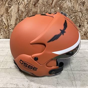 Amazon.co.jp: 箱付B級品 OSBE TORNADO パイロットヘルメット マット