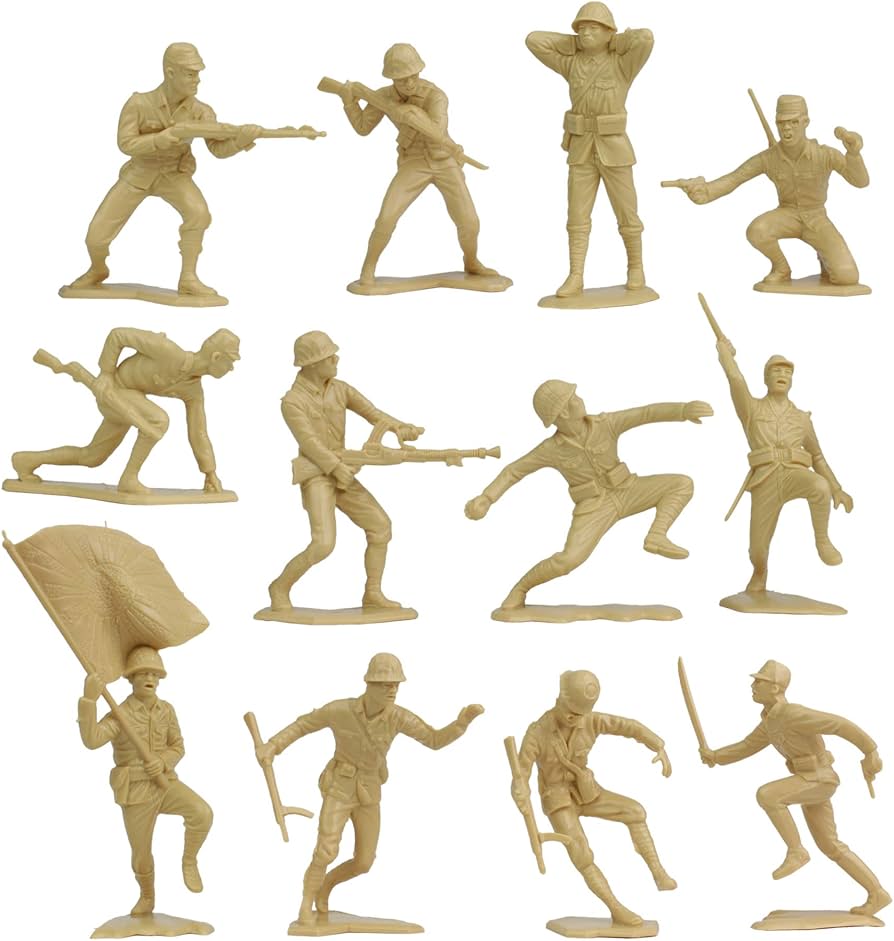 Amazon.com: BMC Classic Marx Japanese Plastic Army Men - 32pc WW2