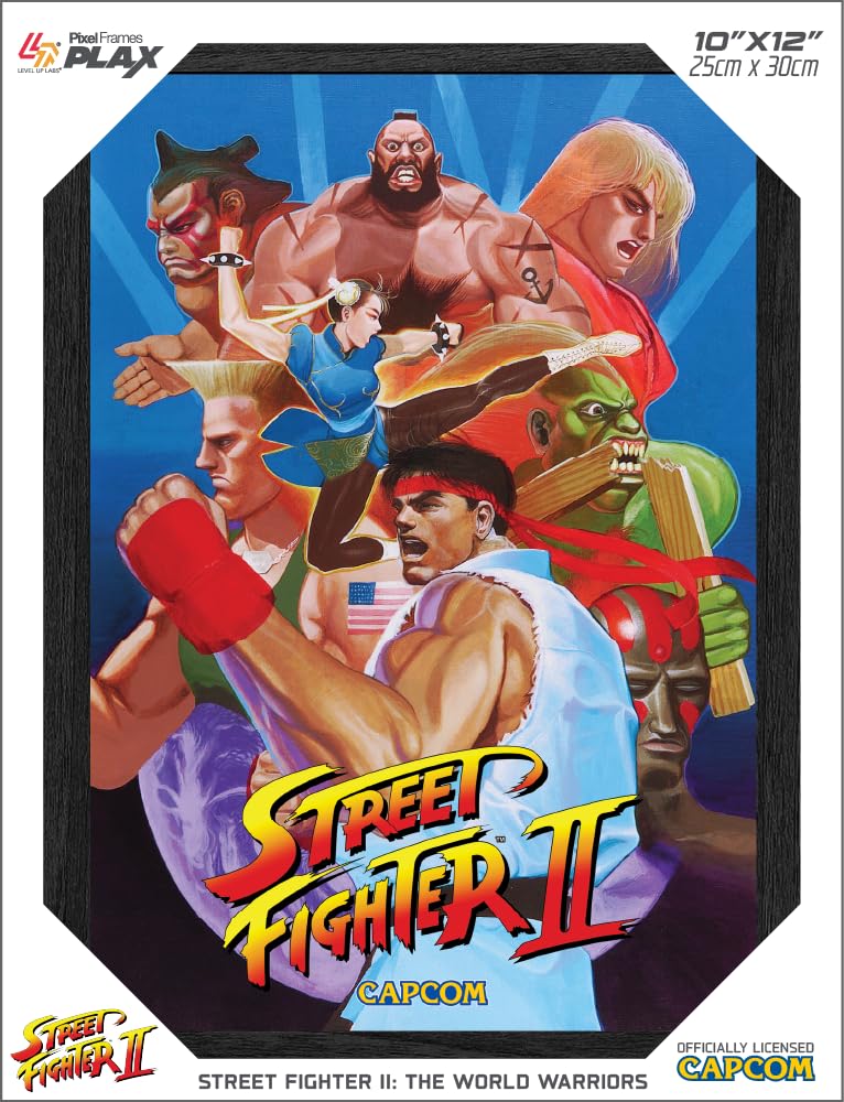 Amazon.com: Level Up Labs Pixel Frames PLAX: Street Fighter II