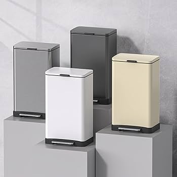 Amazon｜Mbillion ゴミ箱 おしゃれ ふた付き ステンレス 40リットル