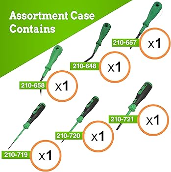 WAGO 210 Series 6pc Operating Tool Assortment Pack | Terminal