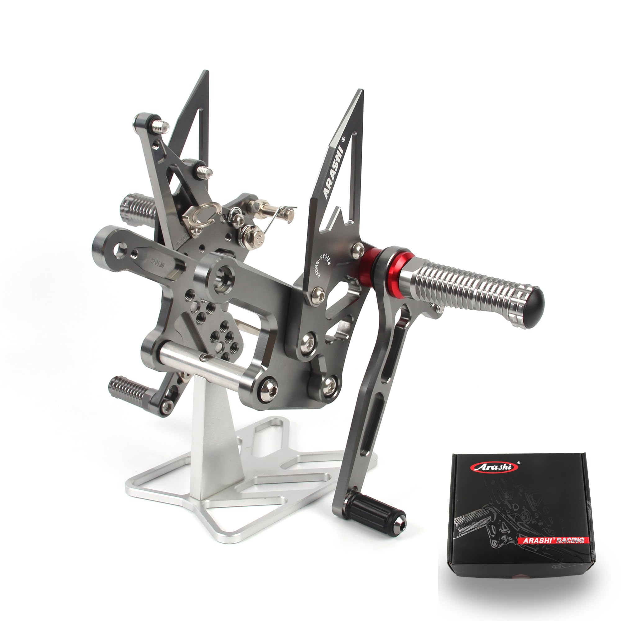 Amazon | Arashi CNC 調整可能 バックステップキットカワサキ Ninja