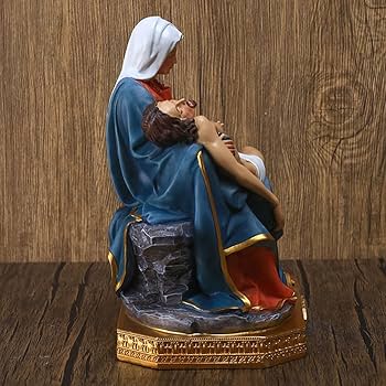 Amazon.co.jp: KESYOO 聖母 マリア像 彫刻 キリスト教 置物 マリアの