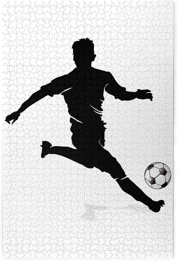 Amazon.co.jp: パズル サッカー フットボール 木製 1000ピース