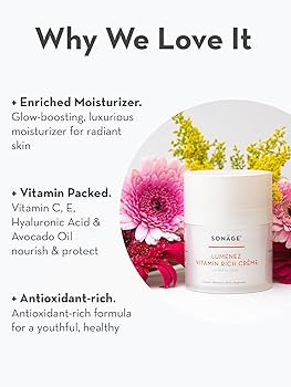 Amazon.com: SONAGE Lumenez Vitamin Facial Cream: Daily Restorative