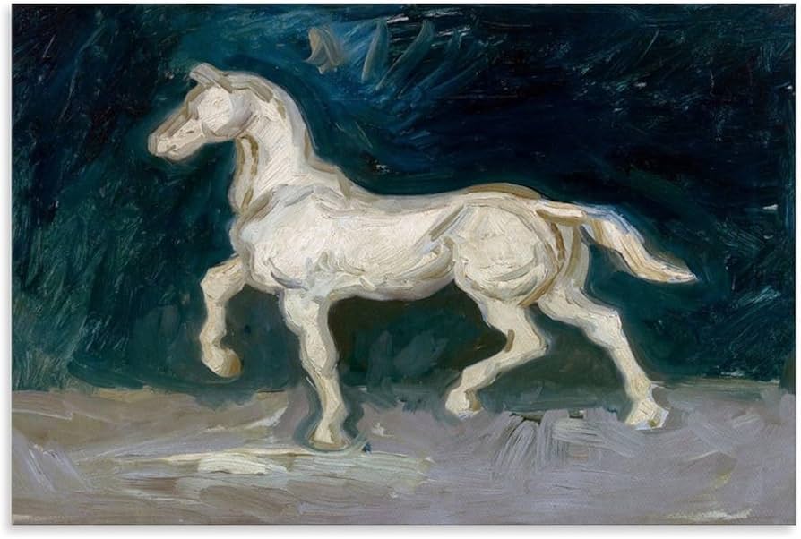 Amazon.co.jp: フィンセント・ファン・ゴッホ 1886年作「馬」絵画