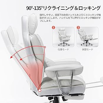 Amazon.co.jp: SKYE ゲーミングチェア 座り心地最高 デスクチェア