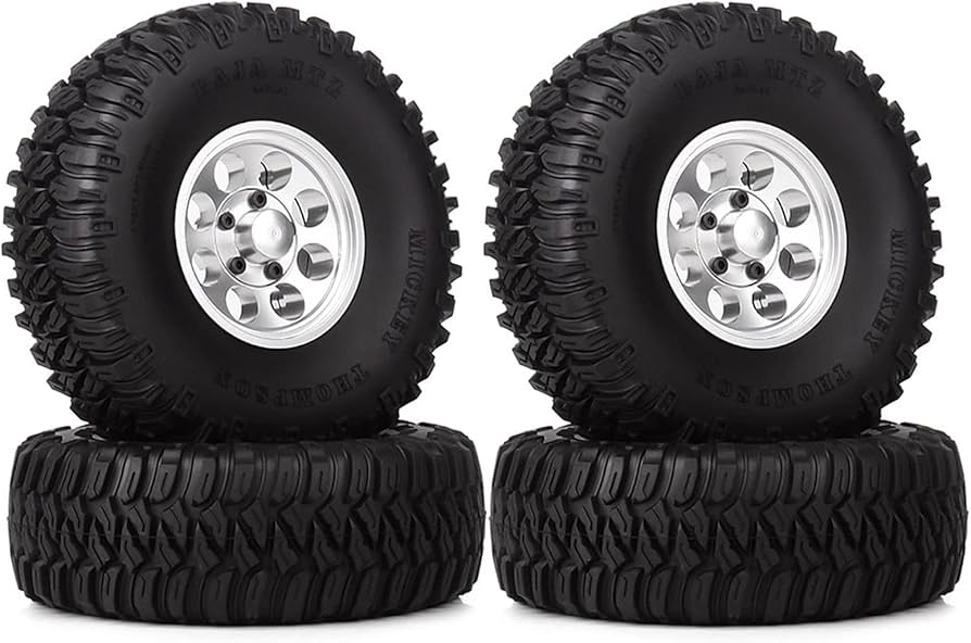 Amazon | INJORA 1.55インチ アルミホイールタイヤ 4個 1.55インチ