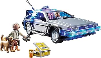 Amazon.com: Playmobil Back to The Future Delorean : Toys & Games
