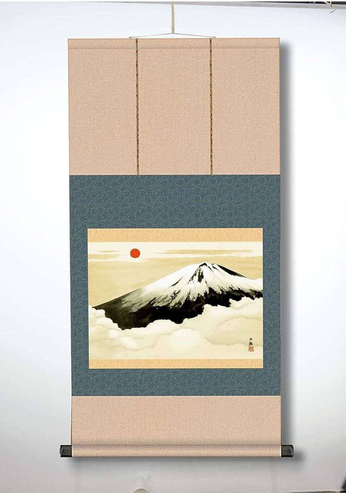 Amazon.co.jp: 【横山大観生誕150年】富士図・富士絵画・高精彩特色