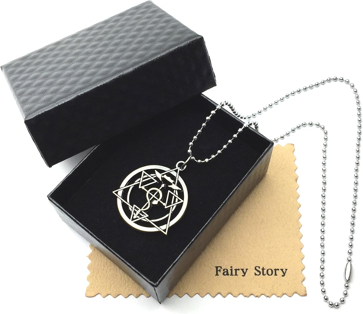 Amazon | [Fairy Story] 鋼の錬金術師 フラメルの紋章 錬成陣 モチーフ