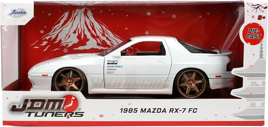 Amazon.com: Jada Toys JDM Tuners 1:24 Scale Die-Cast 1985 Mazda RX
