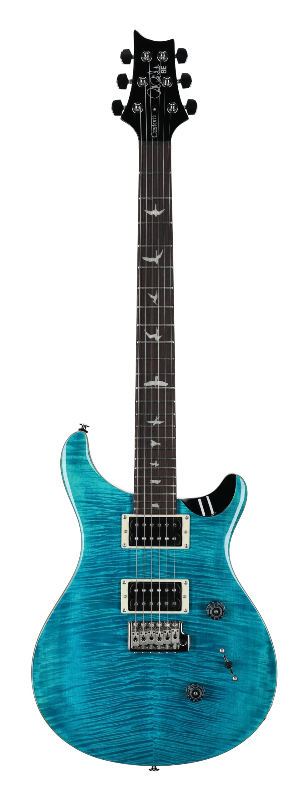 Amazon.com: PRS SE Custom 24 Exclusive with Gig Bag, Blue Matteo