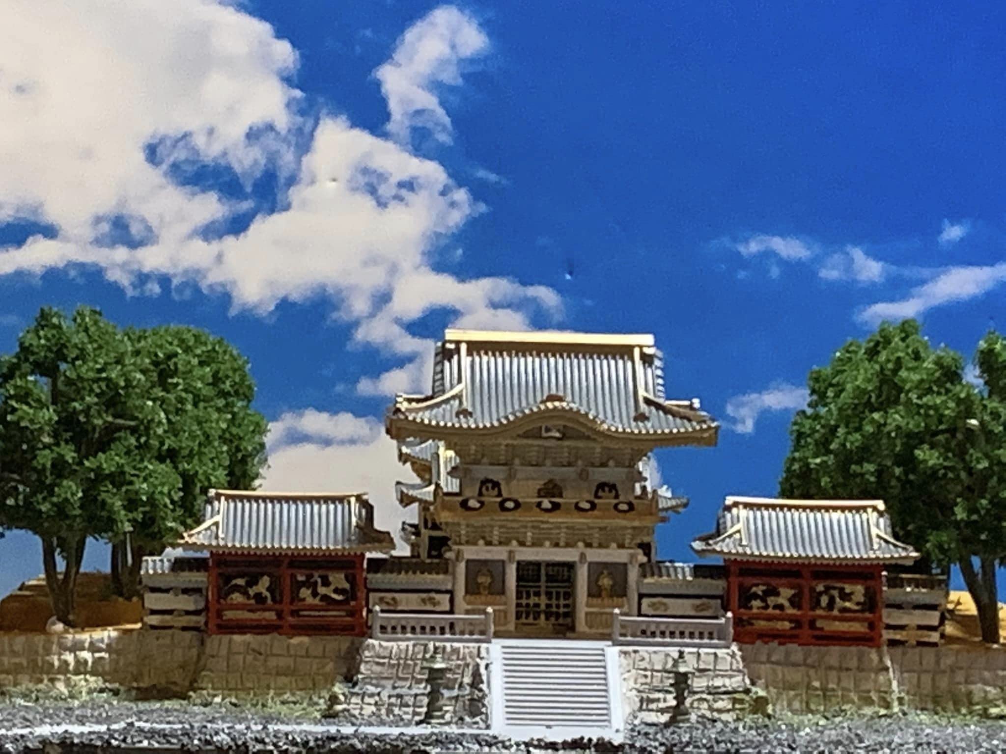 Amazon | [完成品］日光東照宮 本殿・陽明門 ケース付き ミニ24サイズ