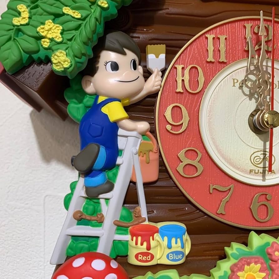 ペコちゃん 壁掛け時計 不二家 ペコちゃん振り子時計 ペコちゃん ポコ