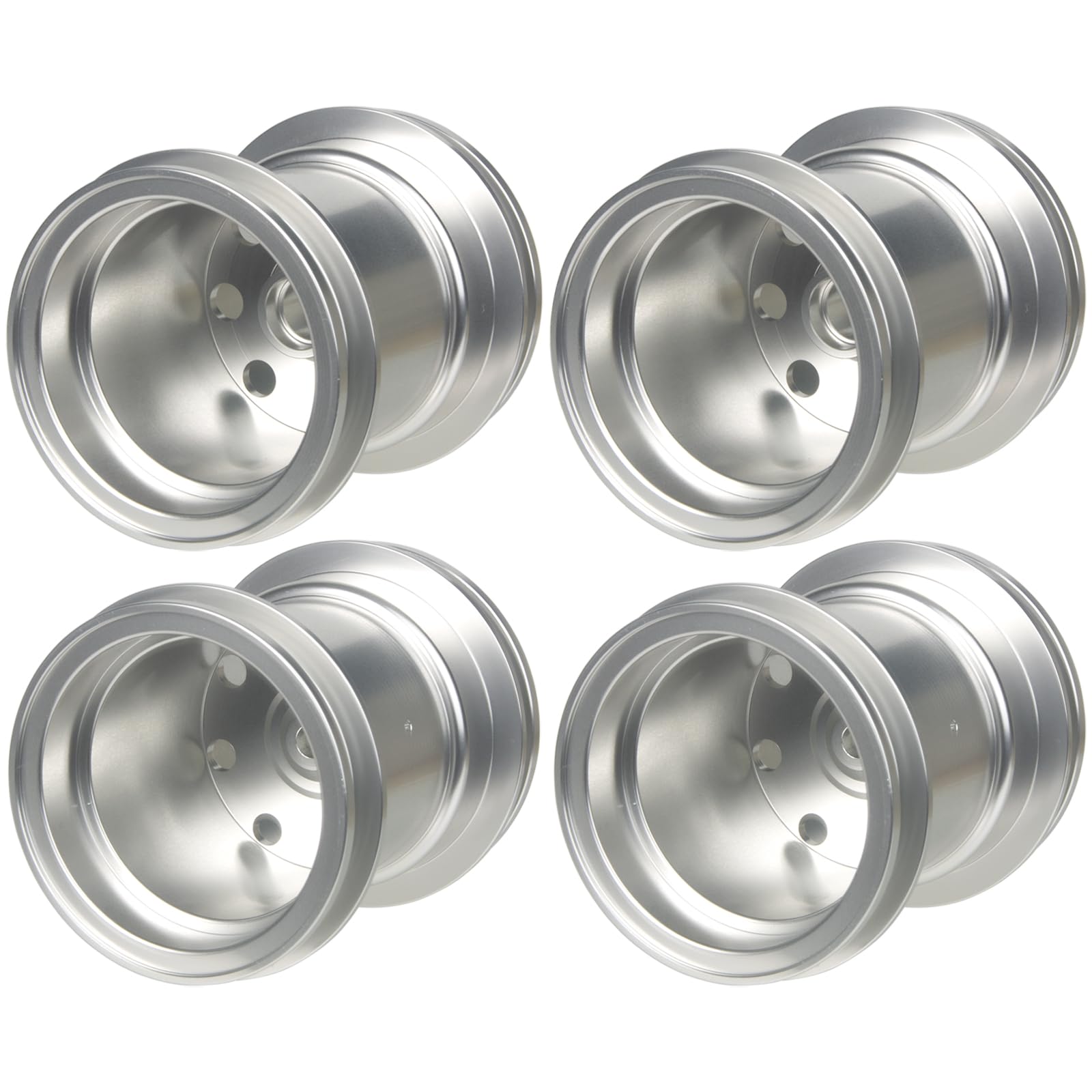 Amazon | ラジコンカーアルミフロント&リアホイールハブリム タミヤ CW