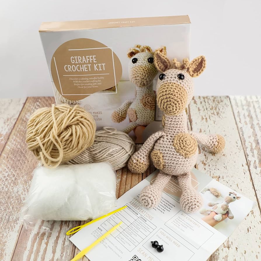 Amazon.co.jp: vidabita キリンかぎ針編みキット 初心者向け