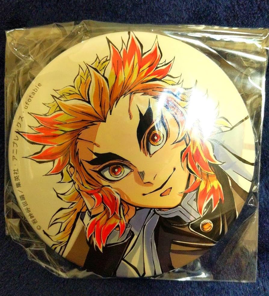 Amazon.co.jp: 鬼 滅 c104 コミケ ufotable 寝そべり 缶バッジ 煉獄杏