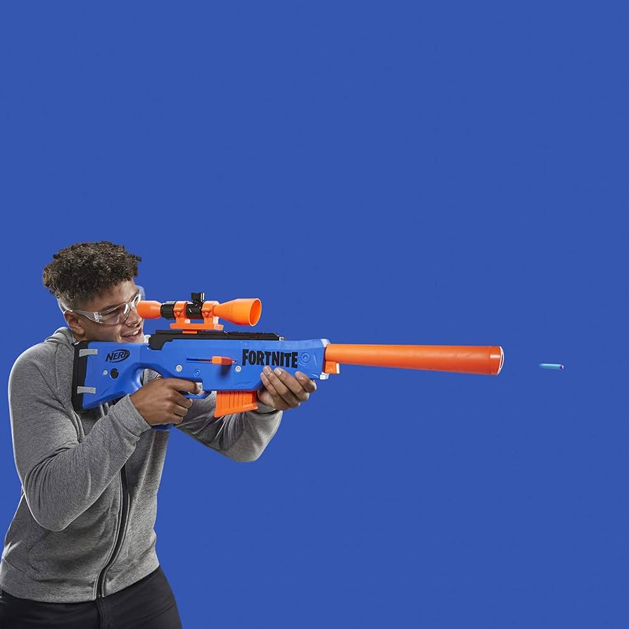 Amazon.co.jp: NERF Fortnite BASR-R Bolt Action Blaster - Includes