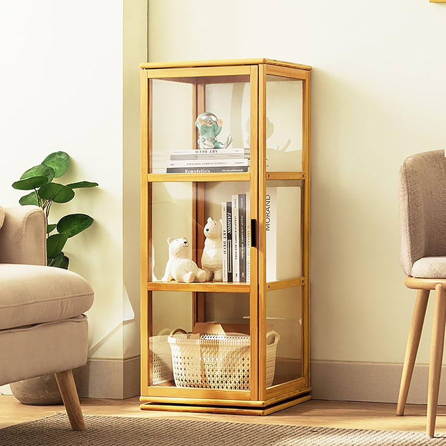 Amazon.co.jp: ディスプレイケース、回転可能なディスプレイラック