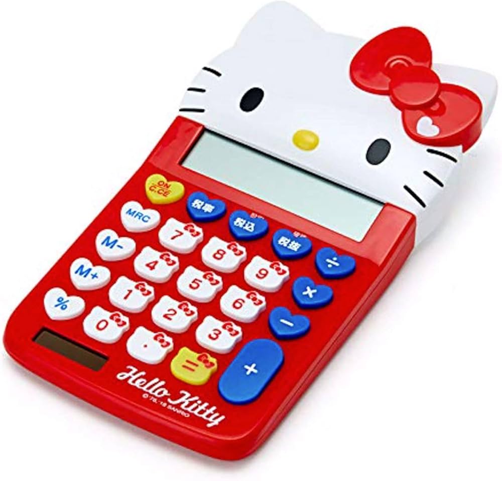 激レア 1999年 キティ 電卓 システム手帳用 定規 未開封 サンリオ 激