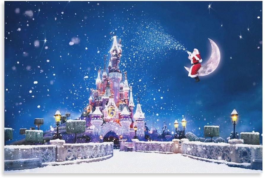 Amazon.co.jp: ディズニーワールド クリスマスのシンデレラ城と