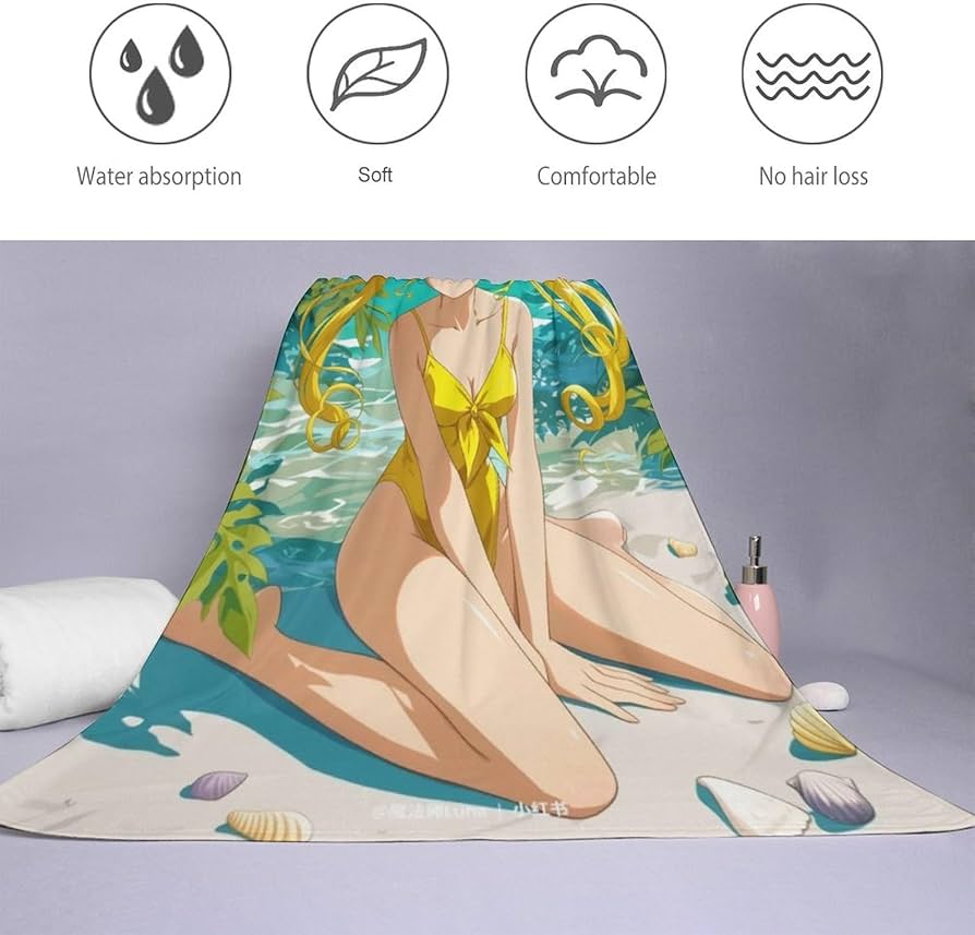 Amazon｜美少女戦士セーラームーンバスタオル、スポーツタオル 家庭用