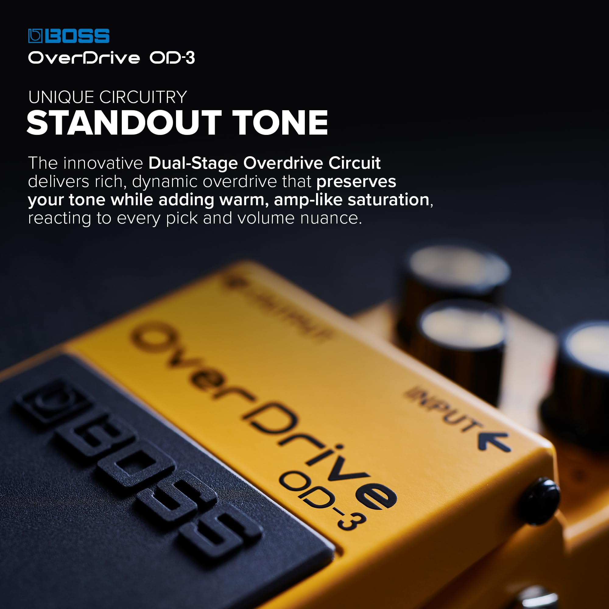 Amazon | BOSS OverDrive OD-3 黄色 | ディストーション・オーバー