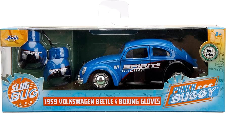 Amazon.com: Jada Punch Buggy 1:32 Scale 1959 Volkswagen Beetle Die