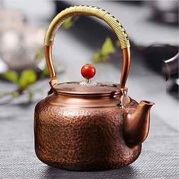 Amazon | やかんケトル純銅ケトル 大容量 高速加熱 電気陶炉、直火