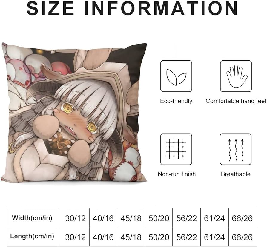 Amazon｜抱き枕カバー 2枚セット メイドインアビス ナナチ 枕カバー