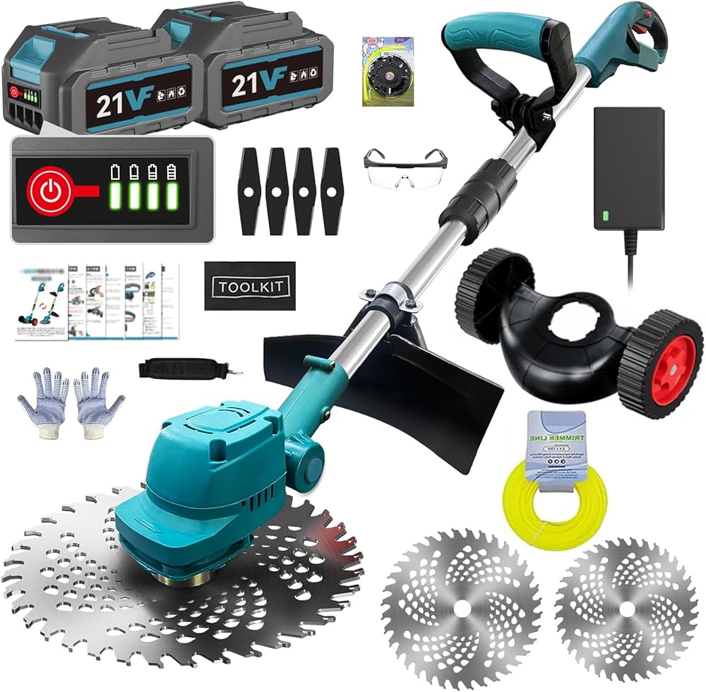 Amazon | 充電式草刈り機【2025年強化版・海洋造園会社の熊本氏監修