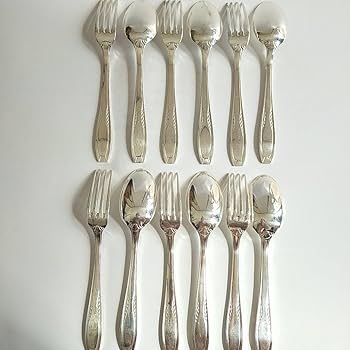 Amazon | Ercuis エルキューイ スプーン フォーク 20.5cm 12本