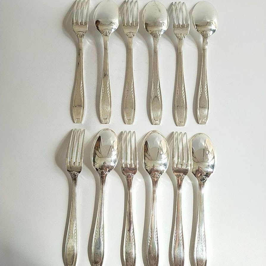 Amazon | Ercuis エルキューイ スプーン フォーク 20.5cm 12本