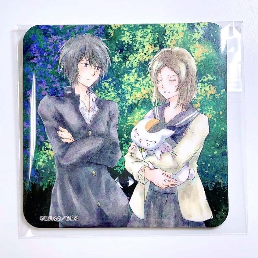 Amazon.co.jp: 夏目友人帳 カフェ コースター ニャンコ先生 田沼 要 多