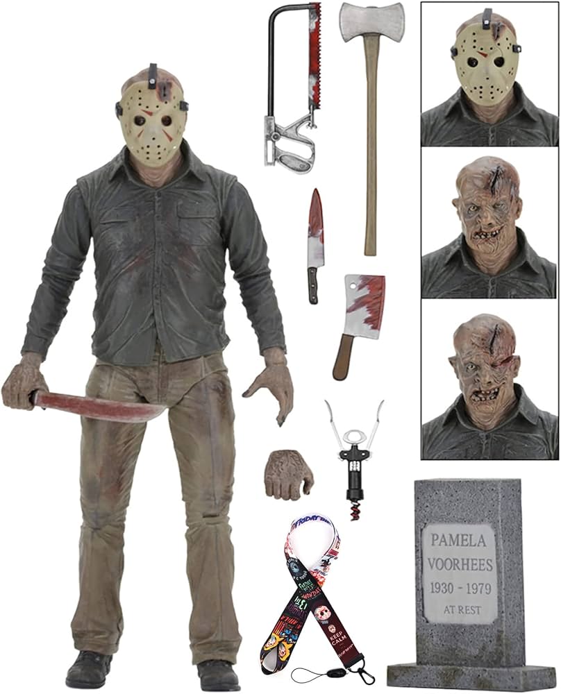 Amazon.co.jp: LonullyMege-Jason アクションフィギュア フライデー