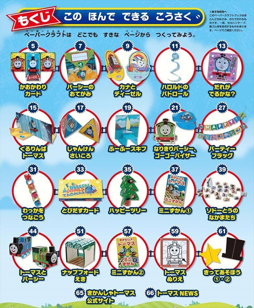 Amazon.co.jp: きかんしゃトーマス わくわくペーパークラフト : ソニー