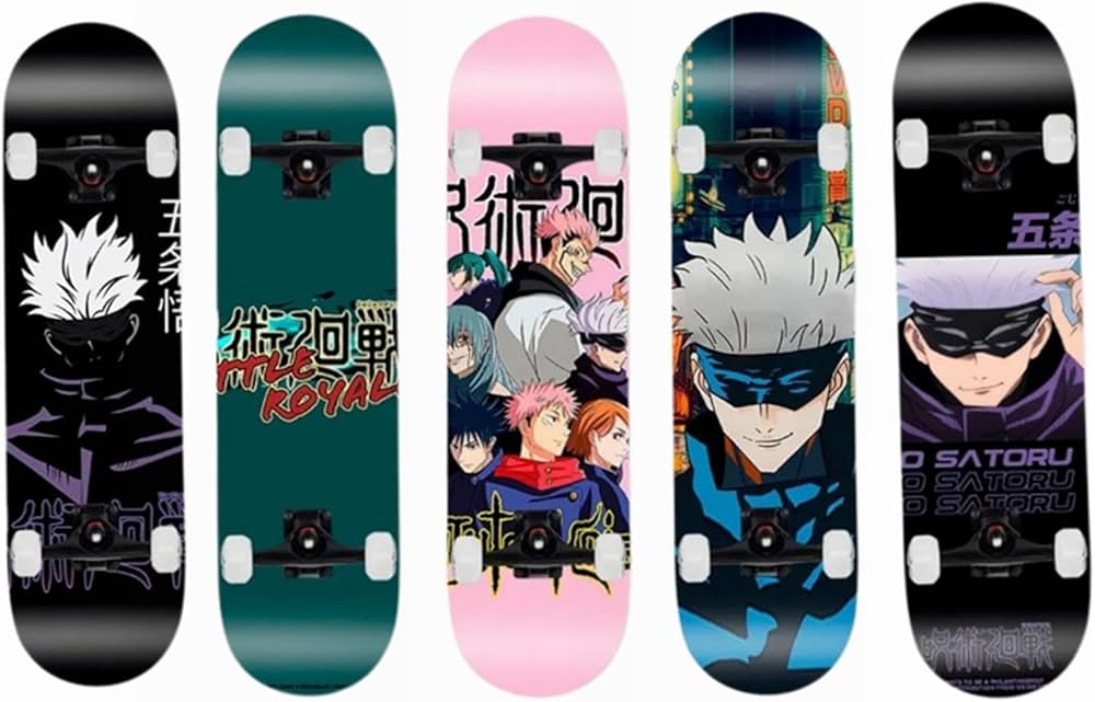 Amazon | 呪術廻戦 五条悟 スケート ボード 片面プリントABEC-7