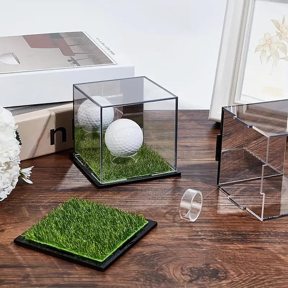 Amazon.co.jp: ゴルフ ボール ディスプレイ ケース - クリア ゴルフ
