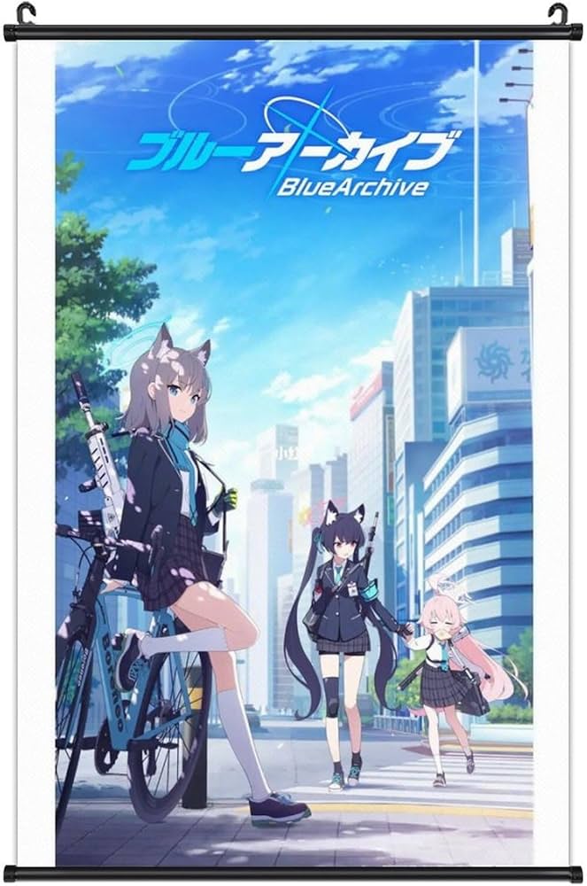 Amazon.co.jp: ブルーアーカイブ ポスター 掛け画 組立式 アートワーク