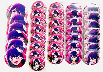 Amazon | 推しの子 星野アイ 缶バッジ セット | バッジ | おもちゃ