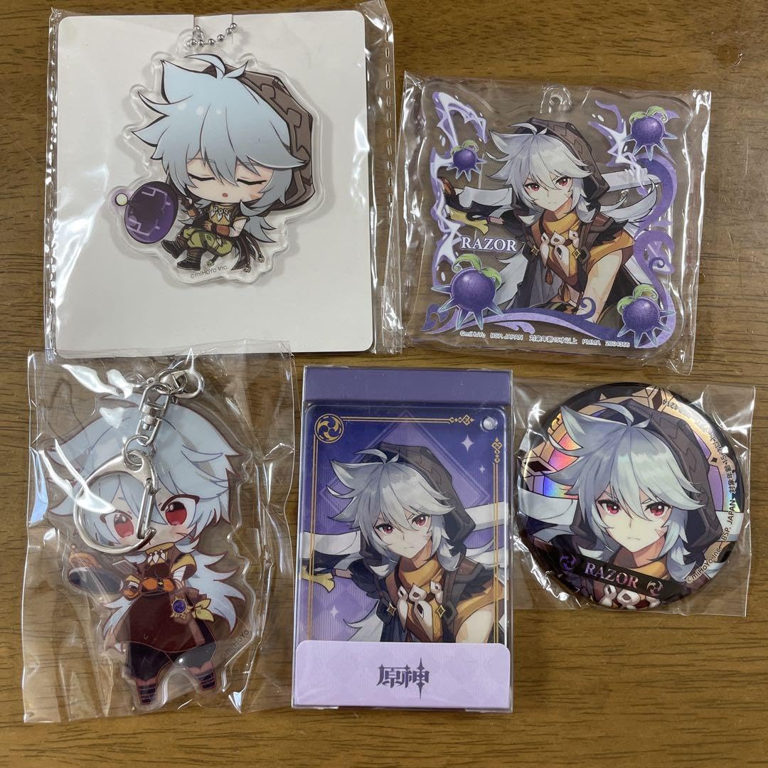 Amazon.co.jp: 原神 レザー グッズ 5点セット スイパラ セガ 限定