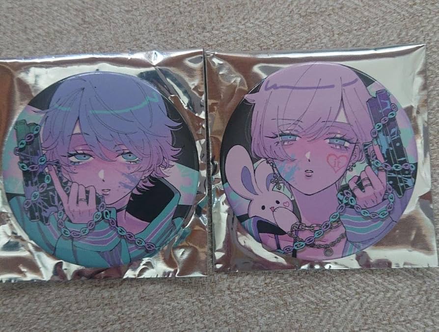 Amazon.co.jp: いれいす 缶バッジ アイワナ 初兎 hotoke いむしょー