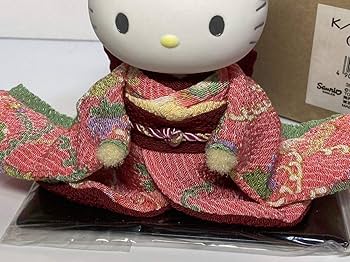 Amazon.co.jp: ハローキティ 日本人形 陶器 着物 ドール 桜 ちりめん