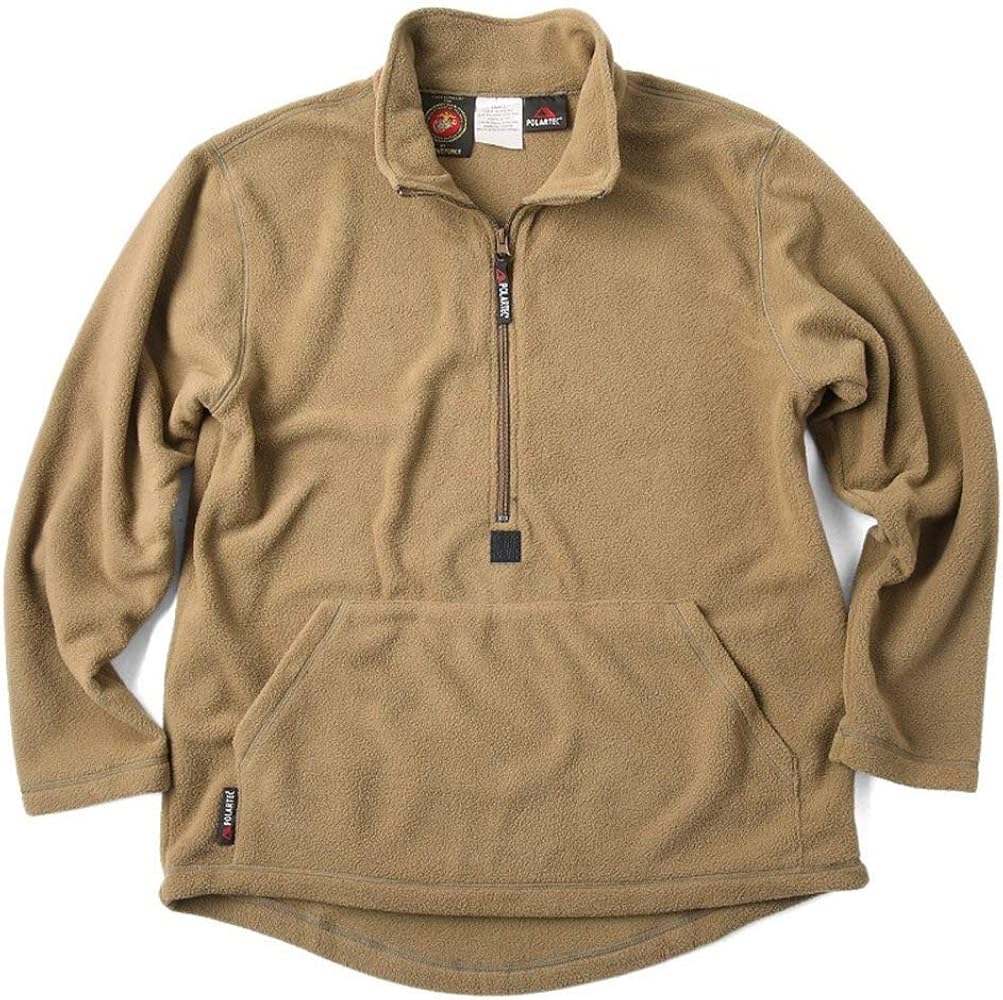 Amazon | 実物 米軍 USMC プルオーバー フリースライナー COYOTE BROWN