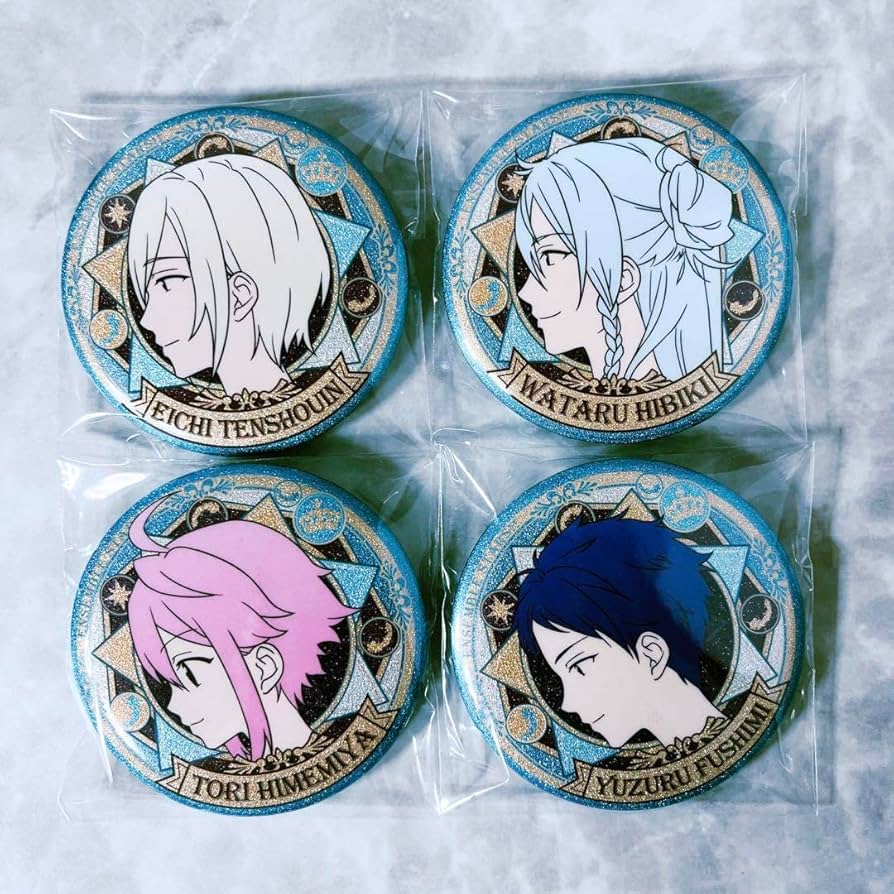 Amazon.co.jp: あんスタ 中国 横顔缶バッジ fine 天祥院英智 日々樹渉